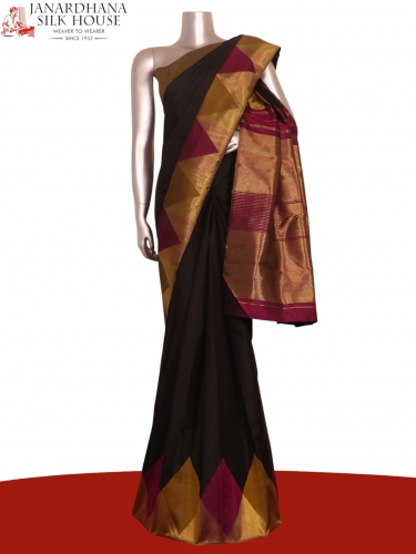 Pure Handloom Kanjeevaram Silk Saree